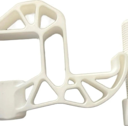 Headphone Holder Desk Clamp - White Plastic Clamp for Secure Desk Mounting - LiquidPrints